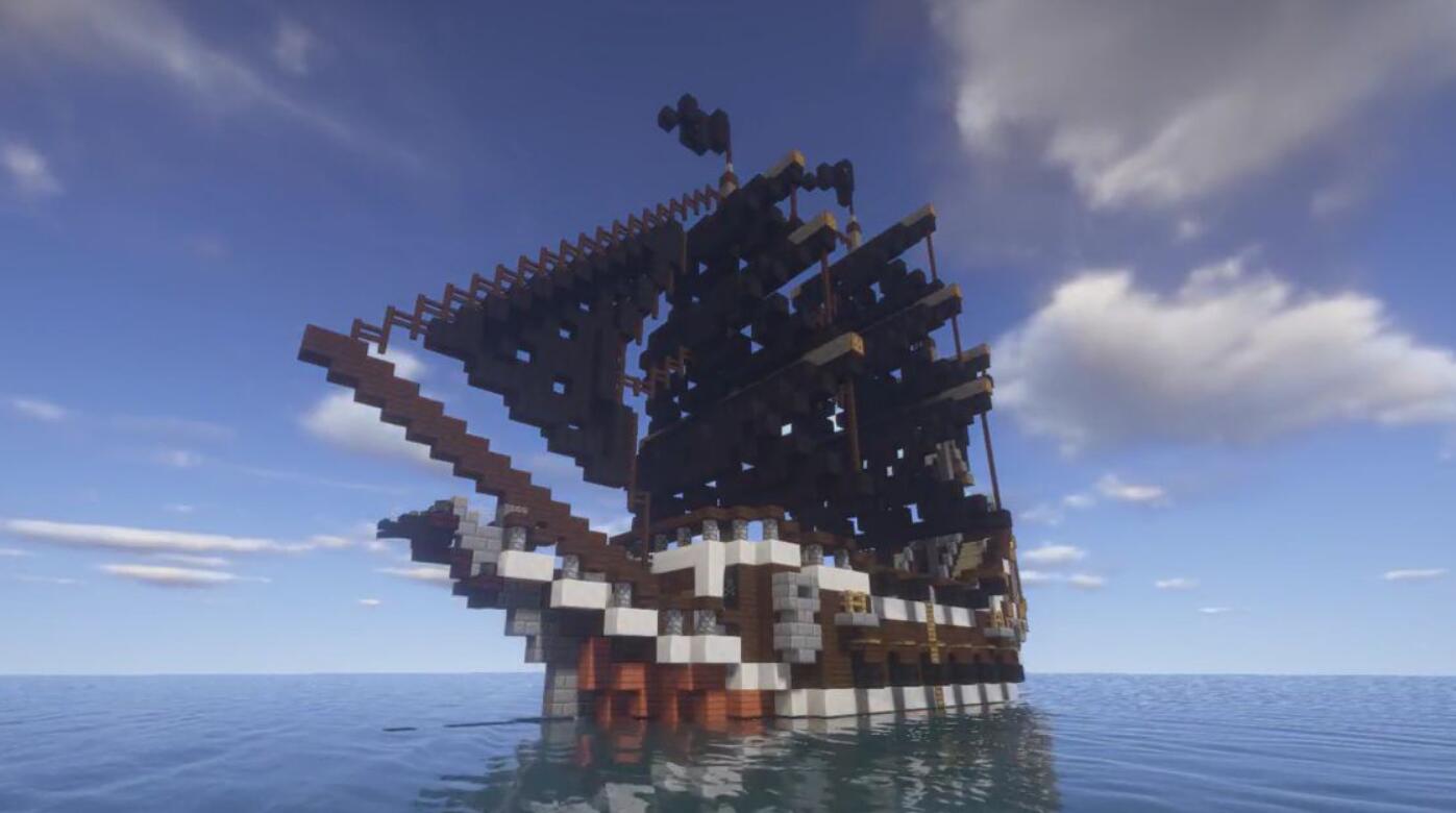 我的世界海盗船怎么建造